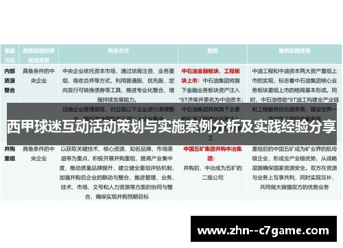 西甲球迷互动活动策划与实施案例分析及实践经验分享